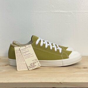 Muji Green Canvas Sneakers Men's Size 11